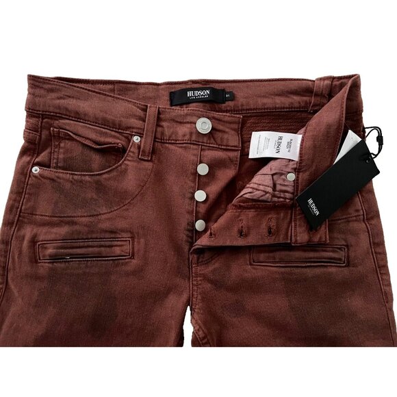 Hudson Los Angeles Blinder V2 Moto Skinny Biker Jeans ( 31 ) - Picture 5 of 6